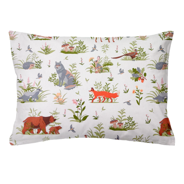 Laste puuvillane padjapüür Forest Animals