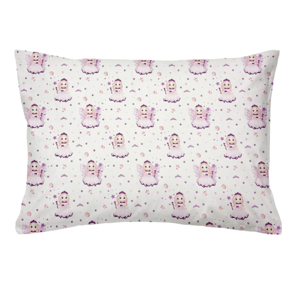 Laste puuvillane padjapüür Lilac Fairies