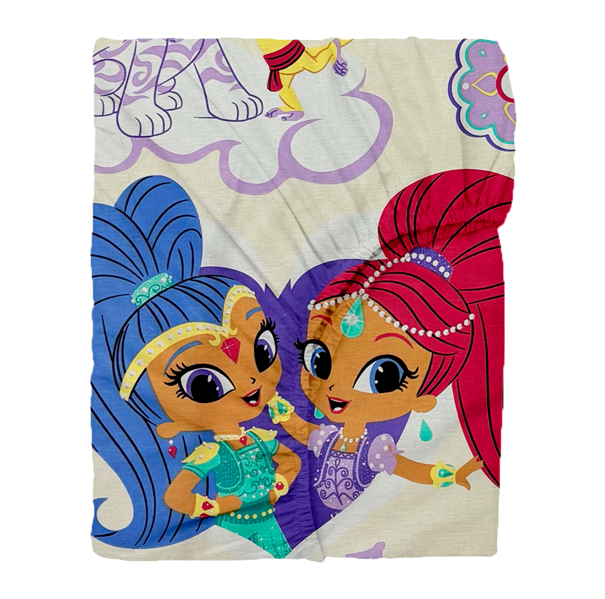 Laste puuvillane voodilina kummiga Sparkle Princess
