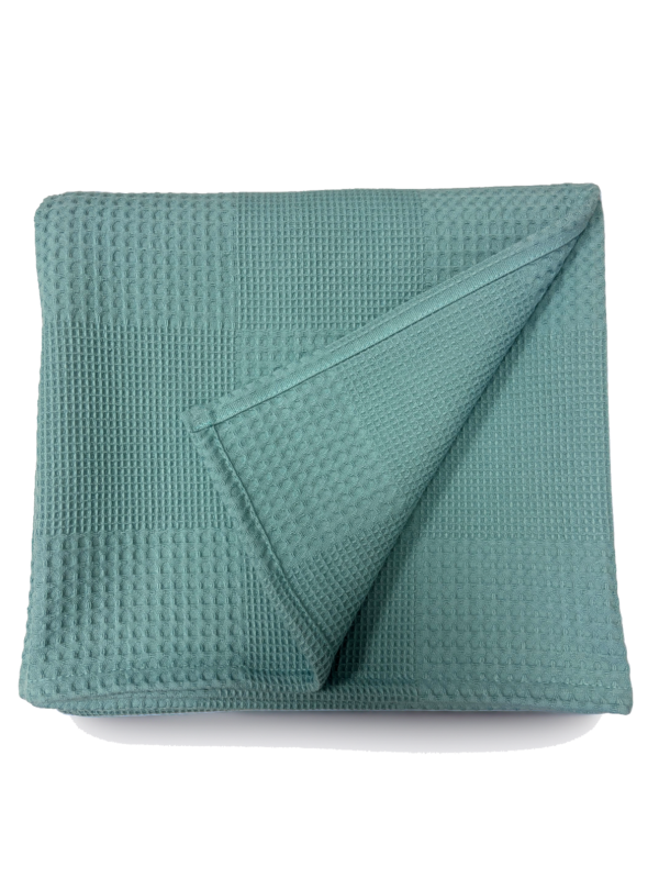 Waffle towel Aqua Teal