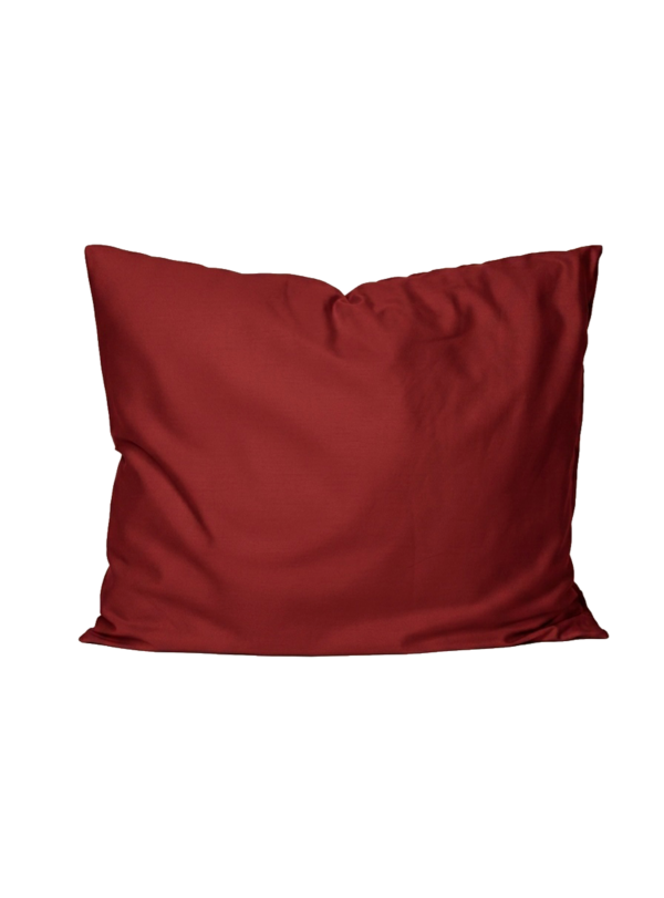 Puuvillasatiinist padjapüür Burgundy