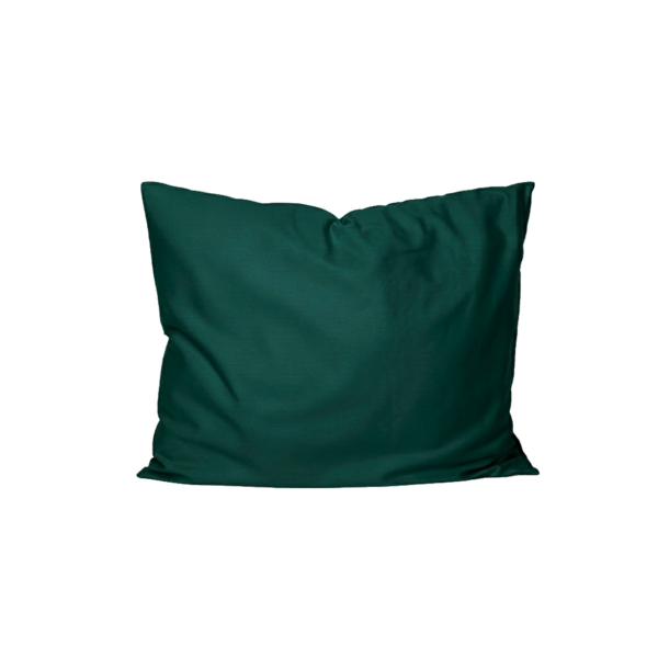 Puuvillasatiinist padjapüür Dusty Emerald Green
