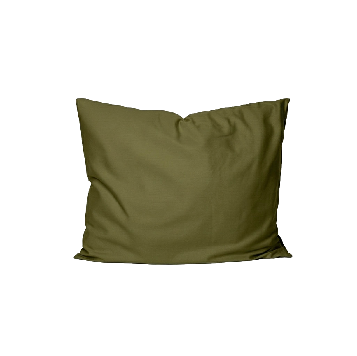 Puuvillasatiinist padjapüür Dusty Olive