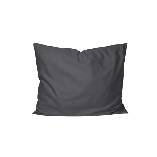 Puuvillasatiinist padjapüür Graphite Dark Grey