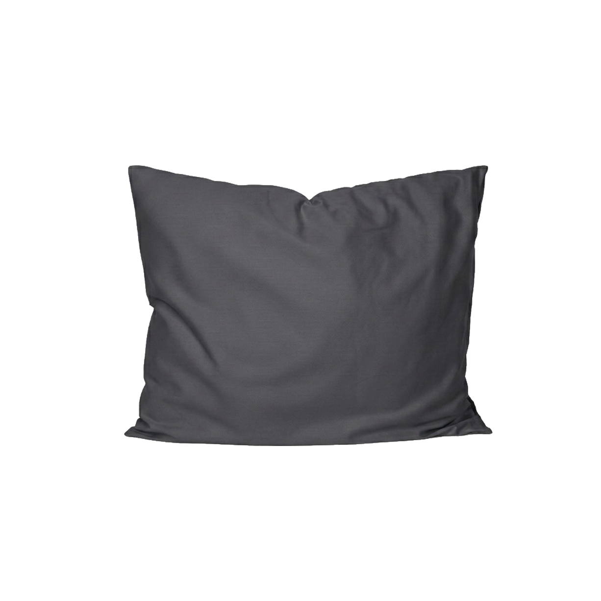 Puuvillasatiinist padjapüür Graphite Dark Grey