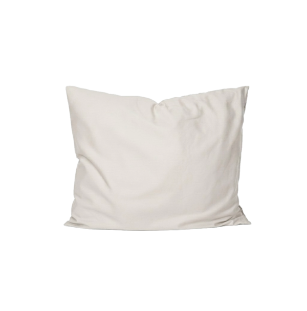 Puuvillasatiinist padjapüür Pearl Grey