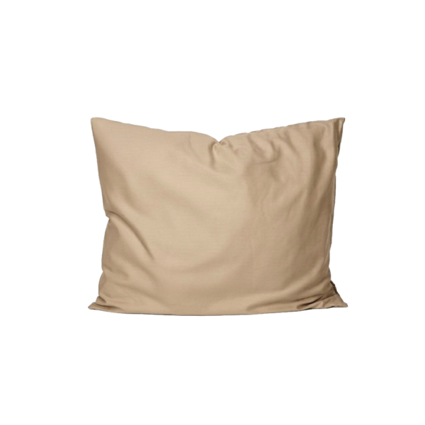 Puuvillasatiinist padjapüür Sand Beige