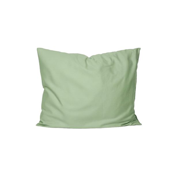 Puuvillasatiinist padjapüür Pistachio