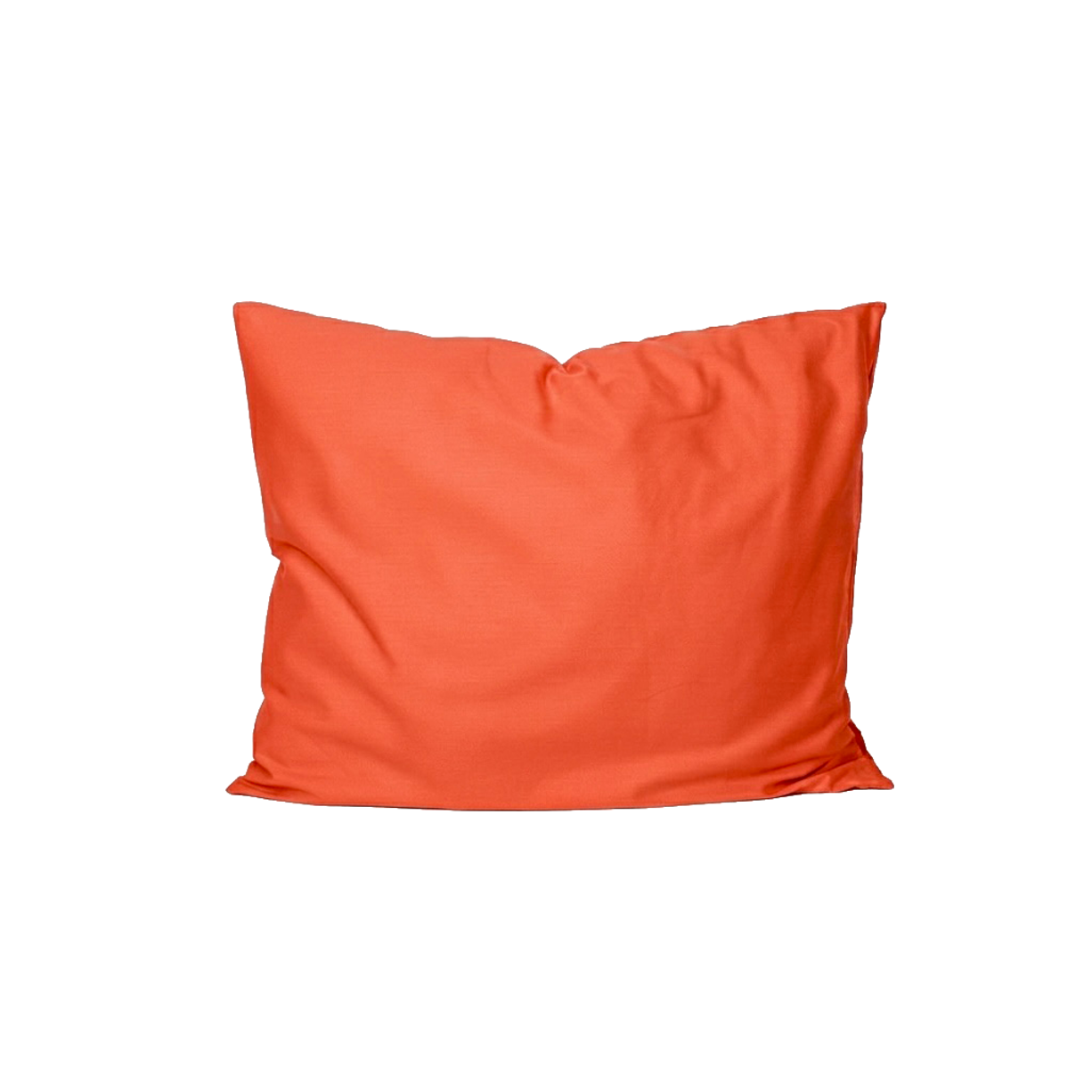 Puuvillasatiinist padjapüür Terracotta Orange