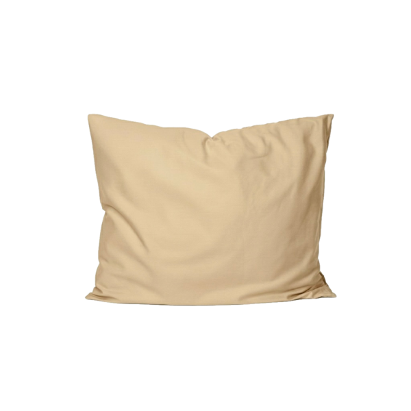Puuvillasatiinist padjapüür Warm Beige