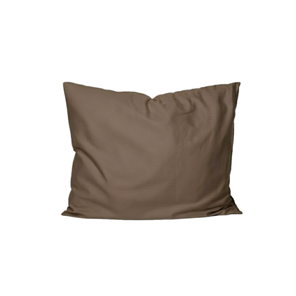 Puuvillasatiinist padjapüür Truffle Grey