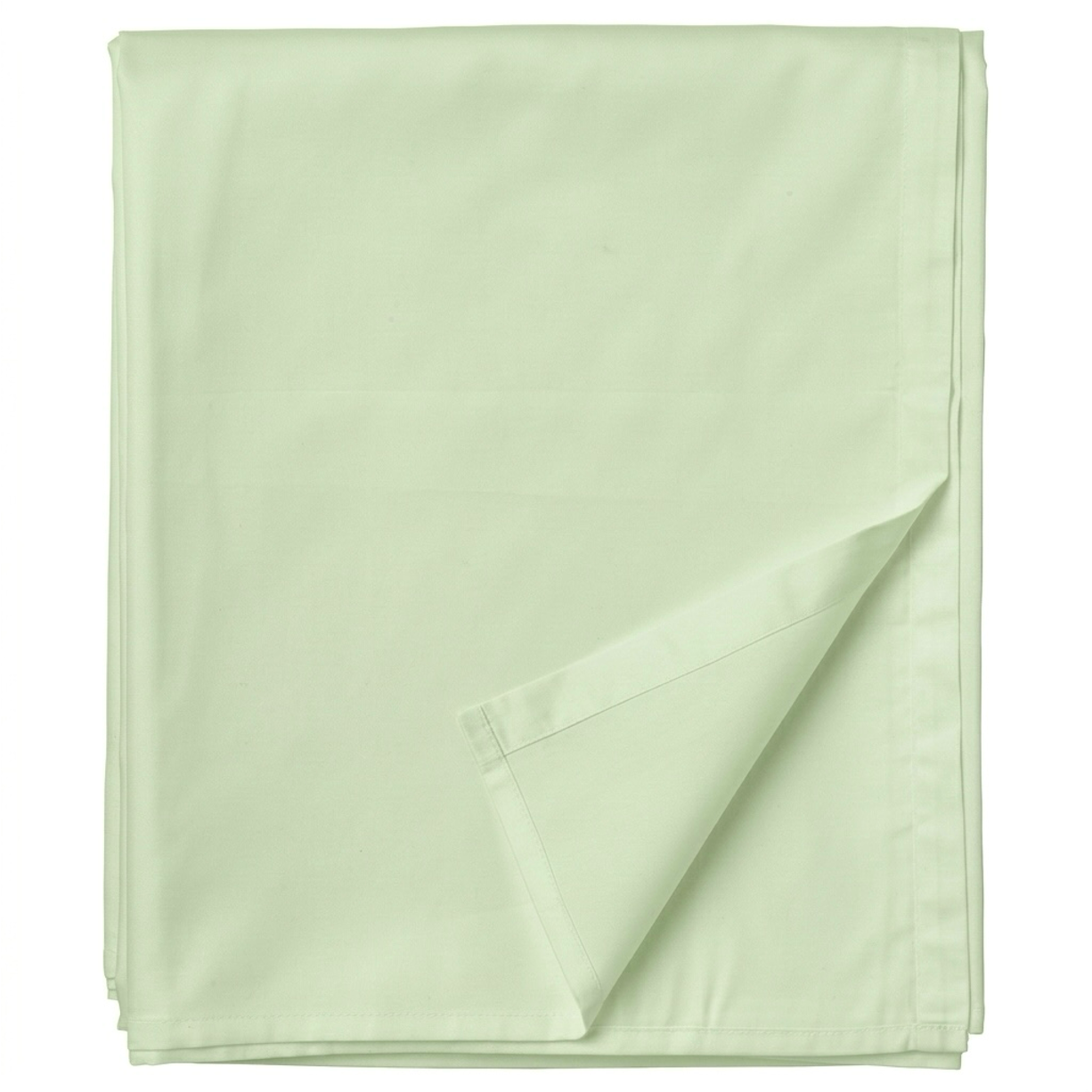 Puuvillasatiinist voodilina ilma kummita Green Tea
