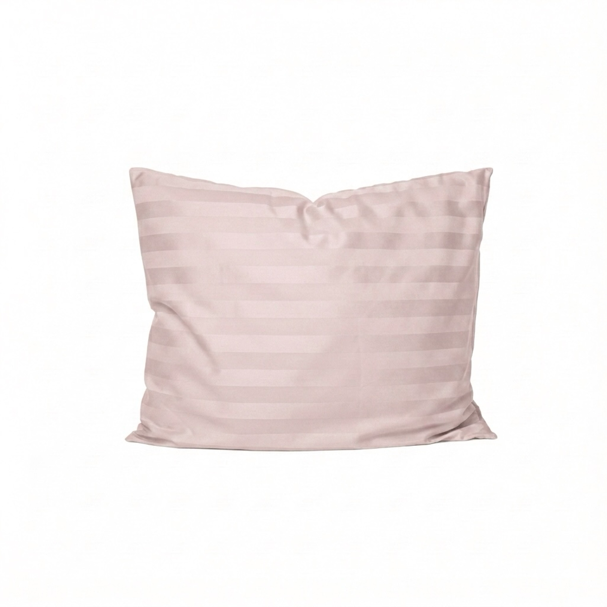 Puuvillasatiinist 2 cm triipsatiin padjapüür Pearl Blush