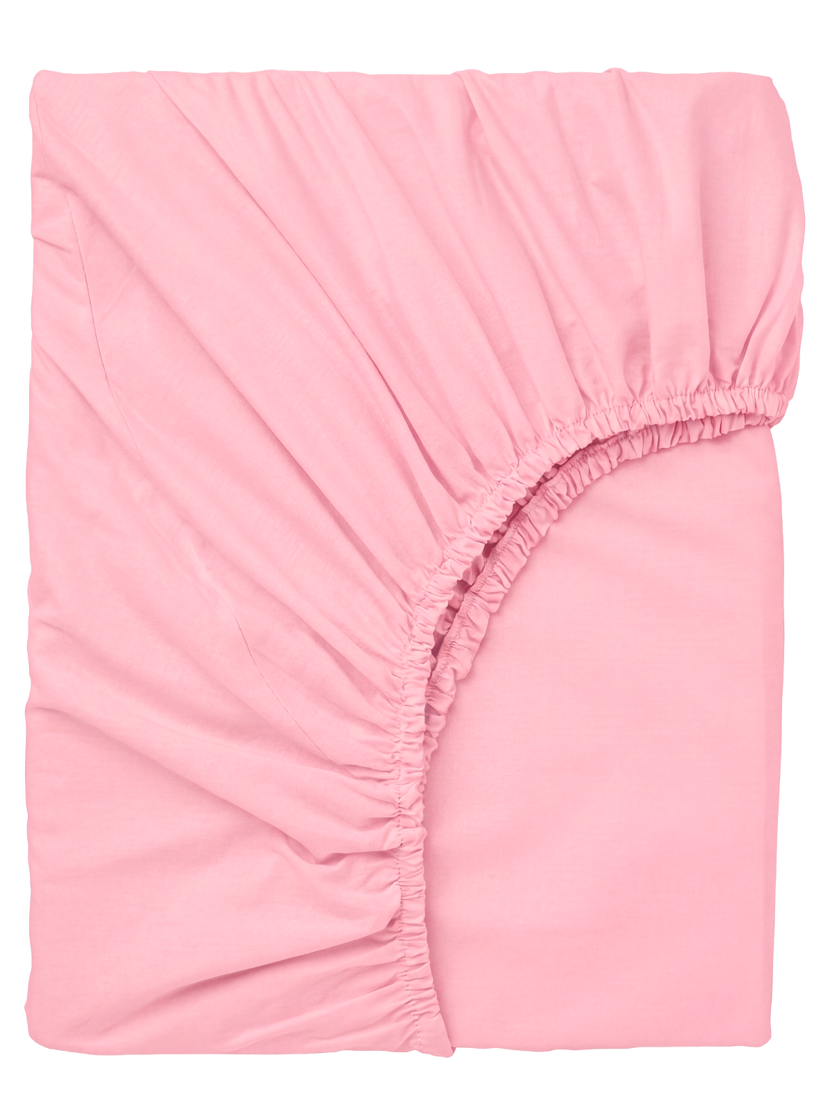 Laste puuvillane voodilina kummiga Candy Pink