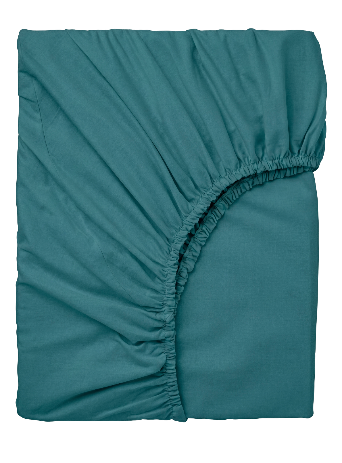 Laste puuvillane voodilina kummiga Ocean Teal