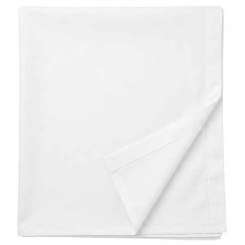 Laste puuvillane voodilina ilma kummita White