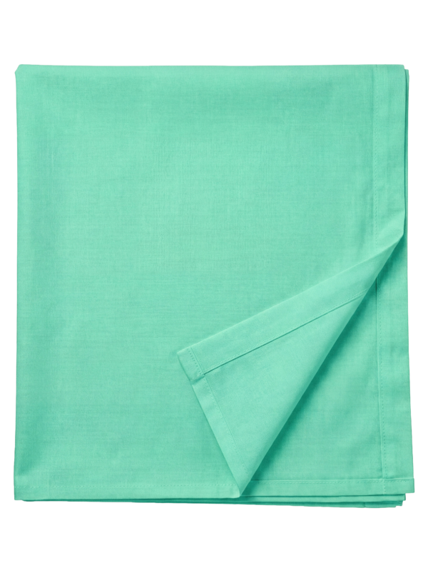 Laste puuvillane voodilina ilma kummita Bright Turquoise