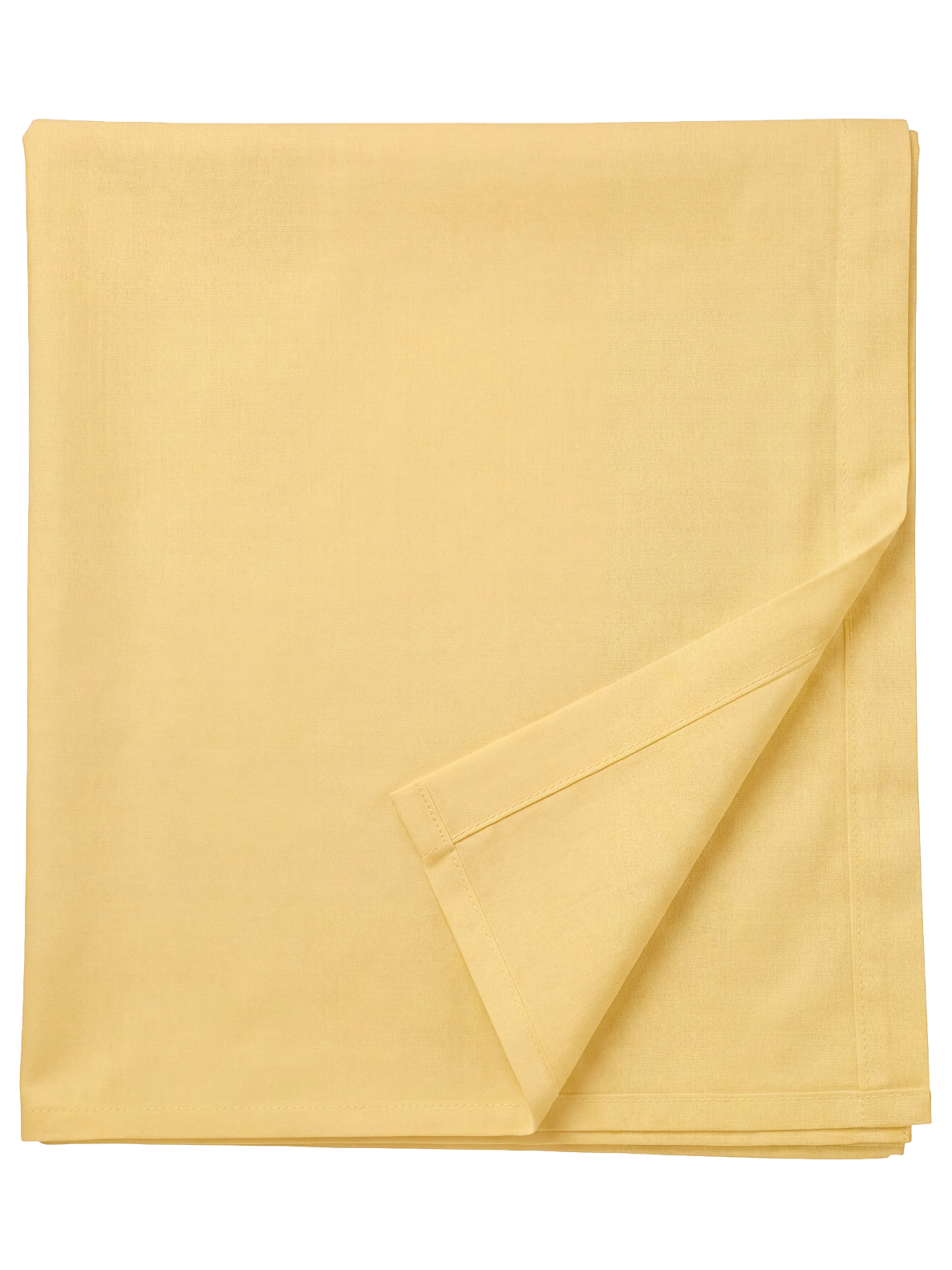 Laste puuvillane voodilina ilma kummita Butter Yellow