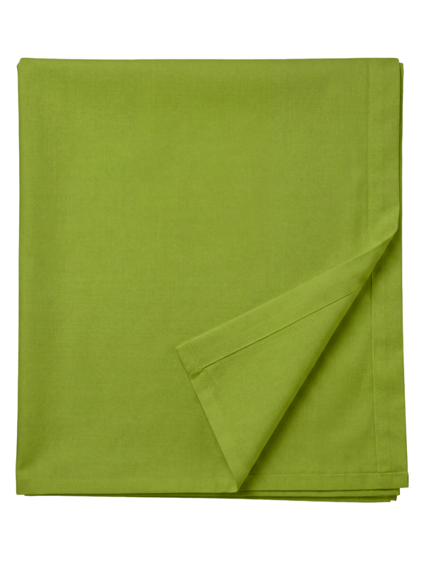 Laste puuvillane voodilina ilma kummita Lime Green