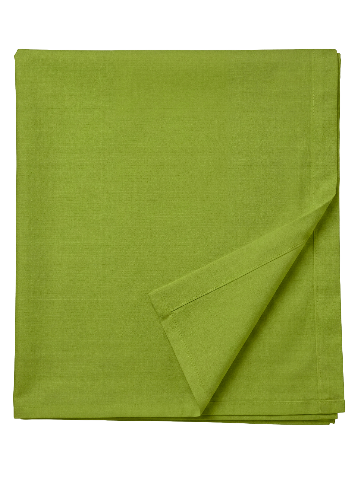 Laste puuvillane voodilina ilma kummita Lime Green