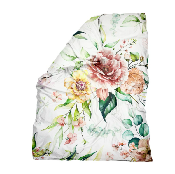 Puuvillasatiinist tekikott Spring Bloom