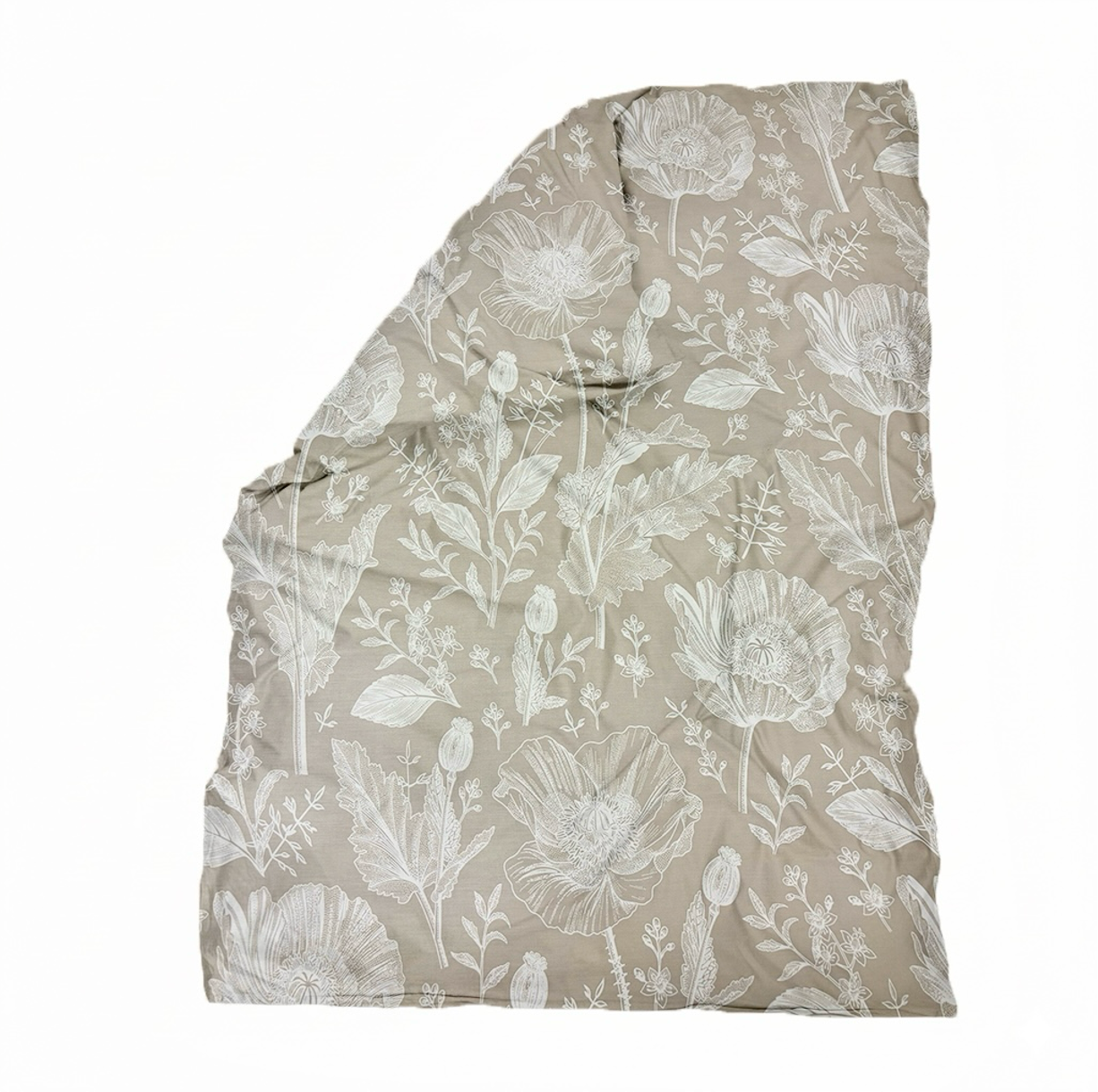 Puuvillasatiinist tekikott Taupe Poppy