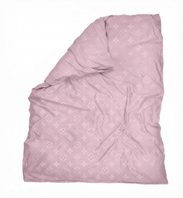 Puuvillasatiinist žakaar tekikott Louis Vuitton Lilac Rose