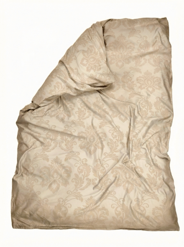 Puuvillasatiinist žakaar tekikott Damask Warm Beige