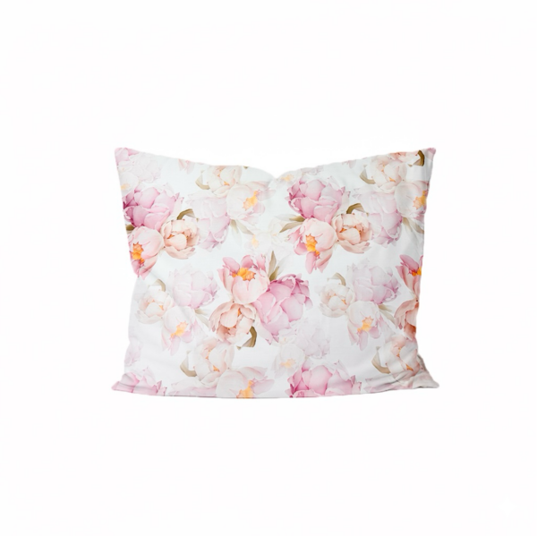 Puuvillasatiinist padjapüür Pink Peonies