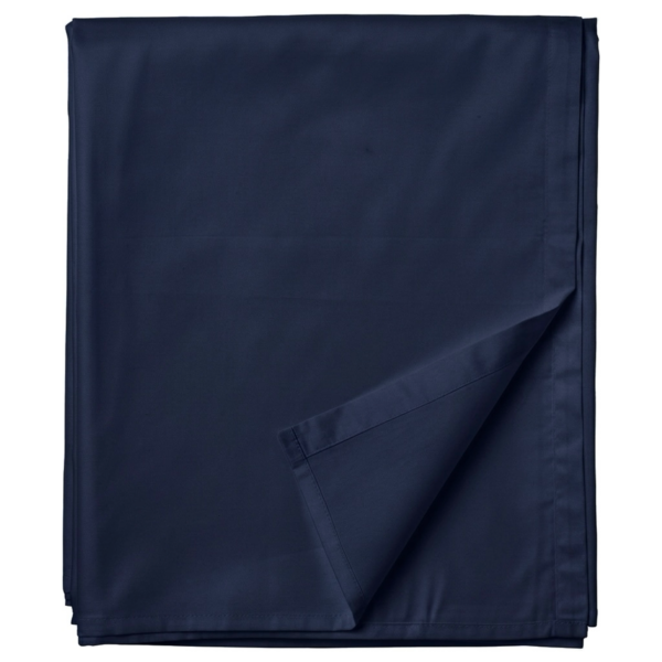 Mako-satiinist voodilina ilma kummita Deep Navy