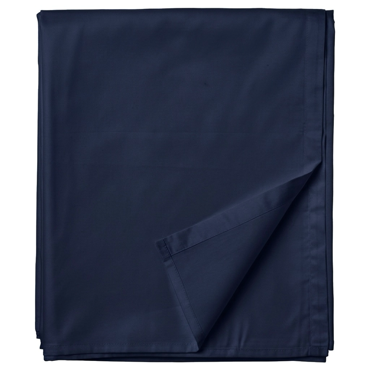 Mako-satiinist voodilina ilma kummita Deep Navy