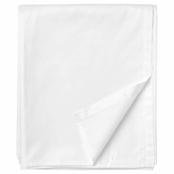 Mako-satiinist voodilina ilma kummita Optic White