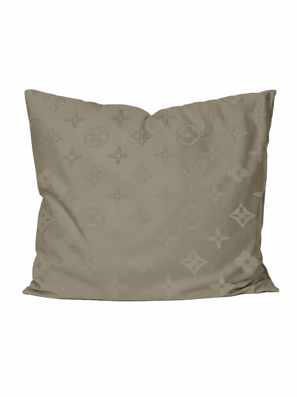 Puuvillasatiinist  žakaar padjapüür Louis Vuitton Dusty Cocoa