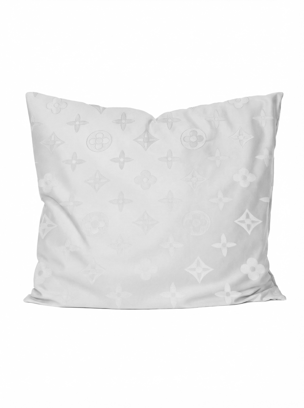 Puuvillasatiinist  žakaar padjapüür Louis Vuitton Silver Grey