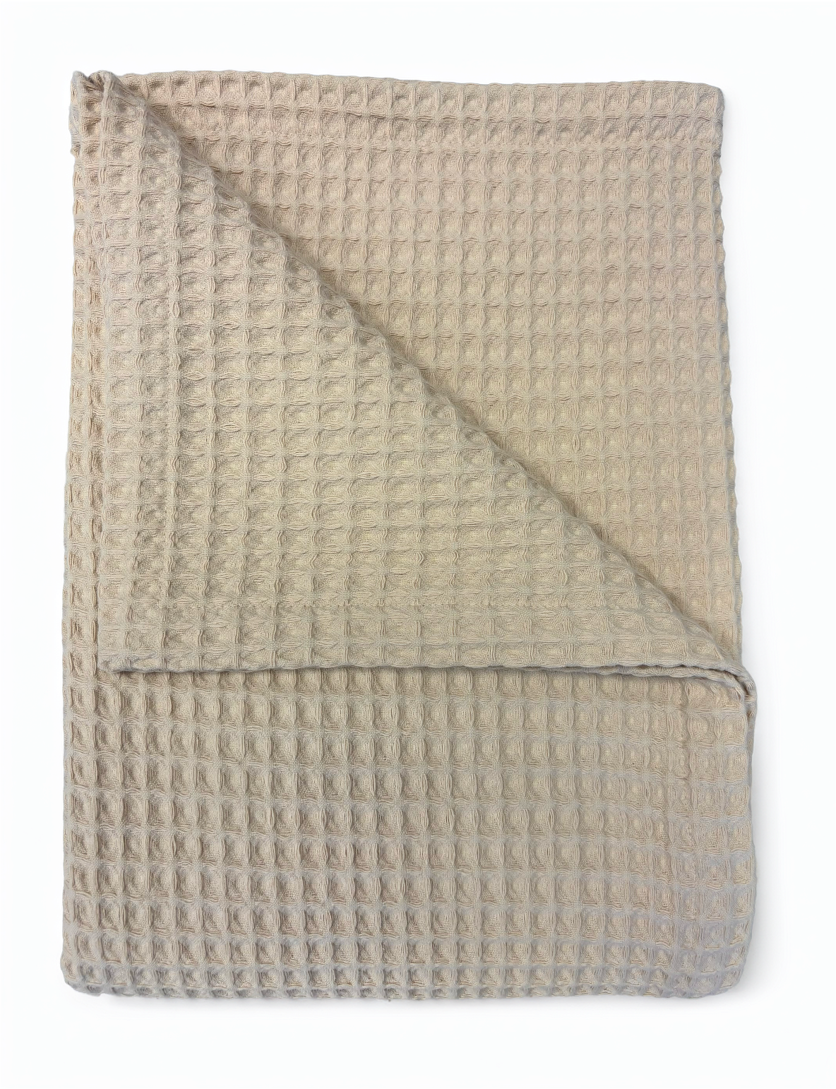 Вафельное покрывало Natural Beige