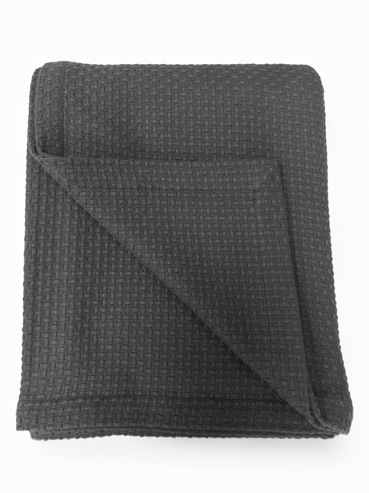 Knitted bedspread Dark Grey