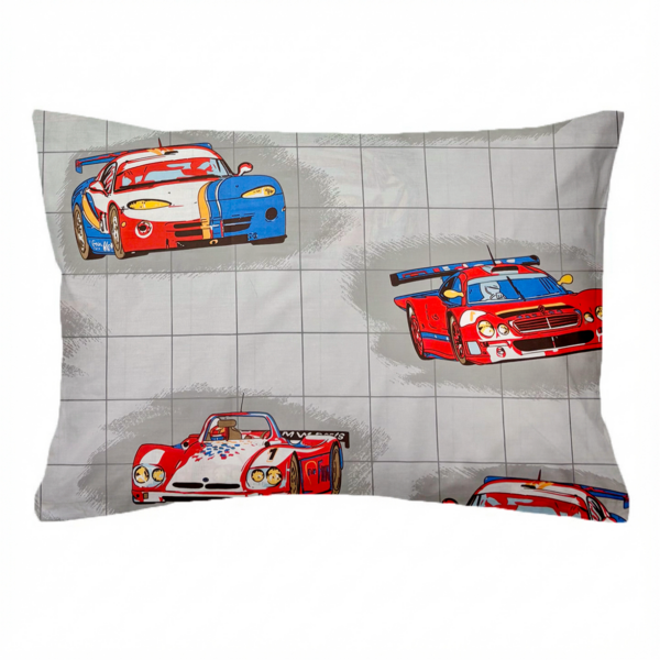 Laste puuvillane padjapüür Red Racing Cars