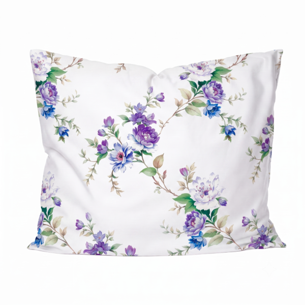 Puuvillasatiinist padjapüür Lilac Garden