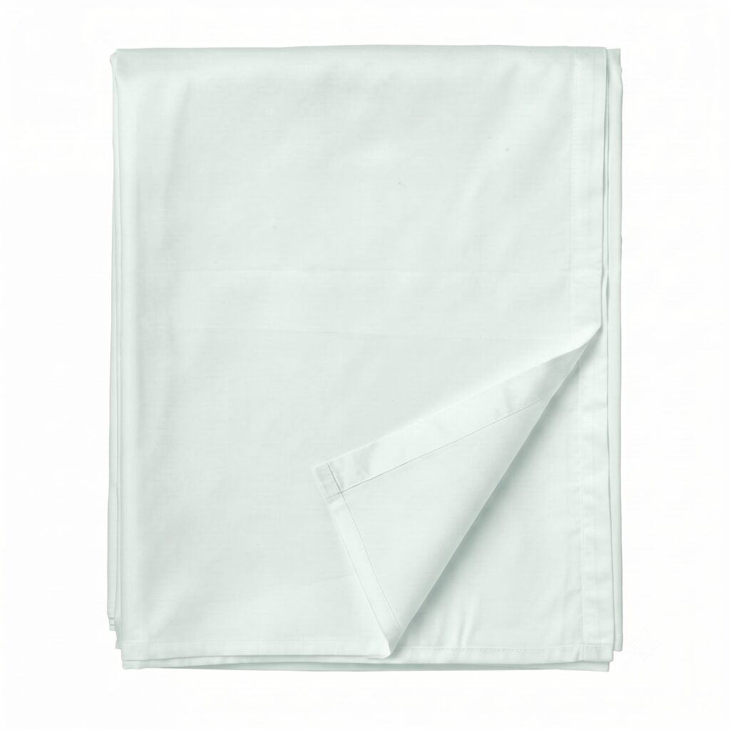 Puuvillasatiinist voodilina ilma kummita Soft Mint