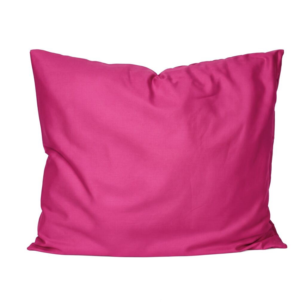 Puuvillasatiinist padjapüür Hot Pink